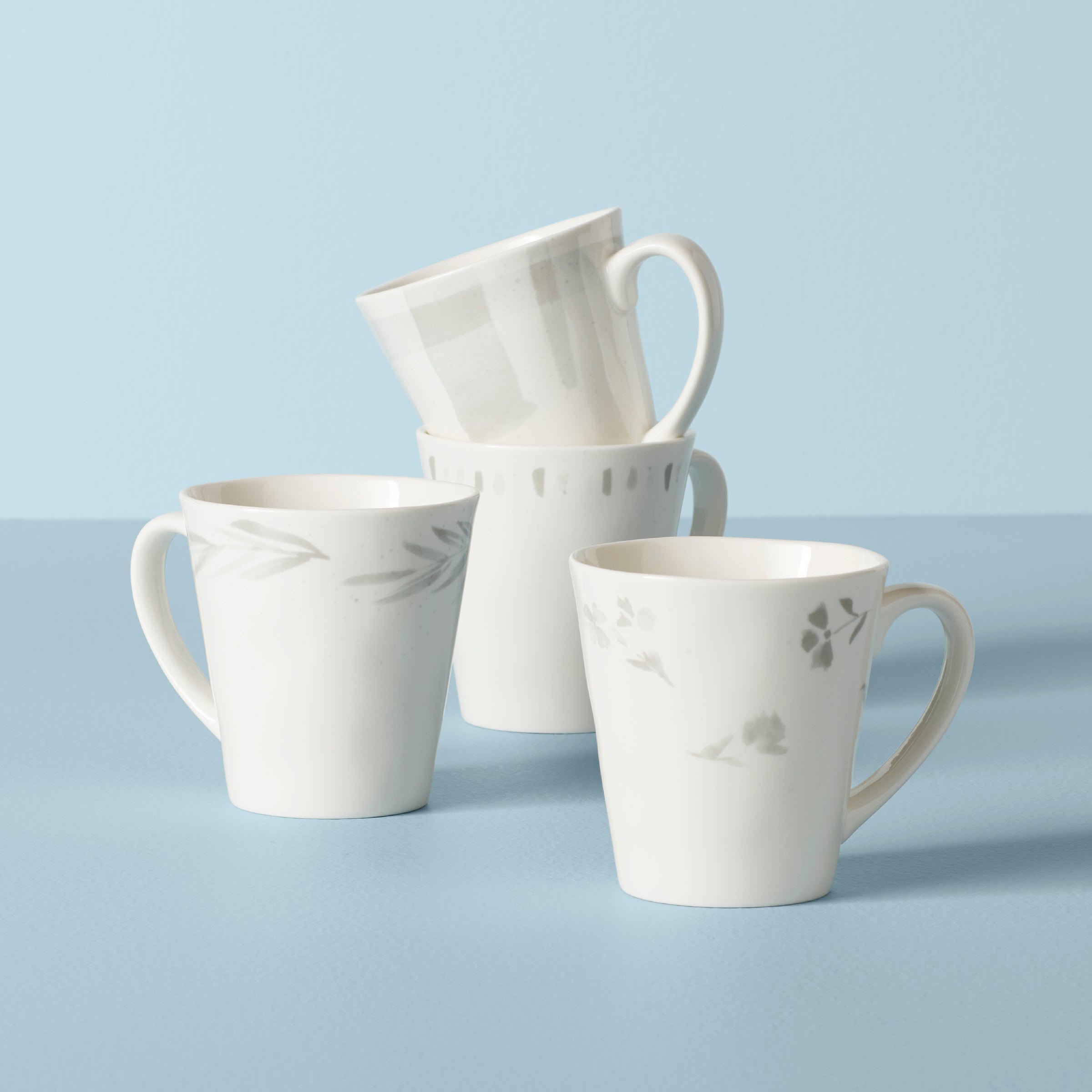 Thekbunny  Oyster Bay Assorted Mugs - Set of 4