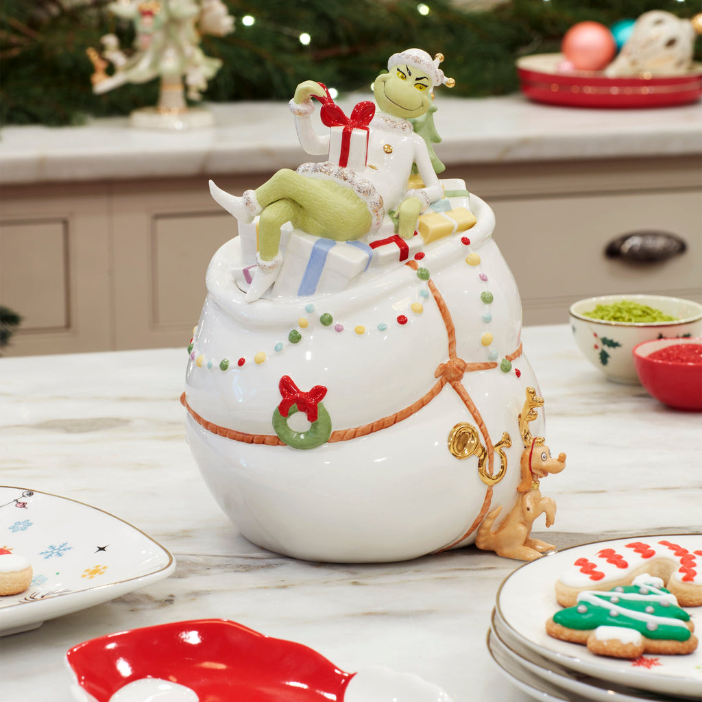 Thekbunny Merry Grinchmas Cookie Jar