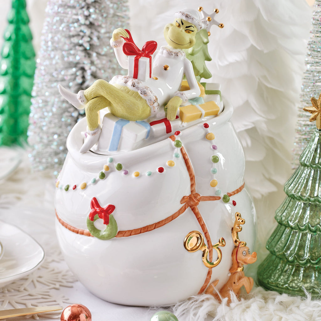 Thekbunny Merry Grinchmas Cookie Jar