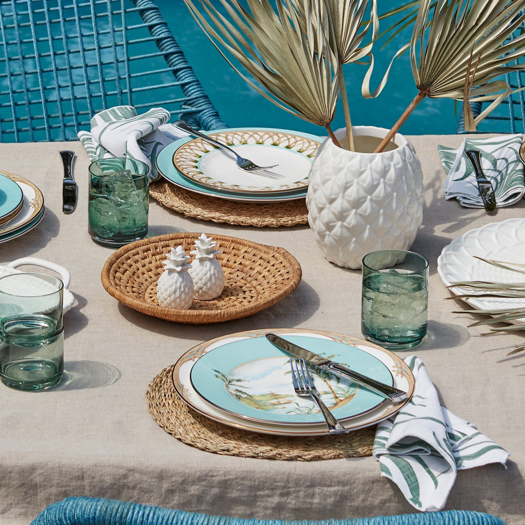 Thekbunny British Colonial Bamboo Accent Plate