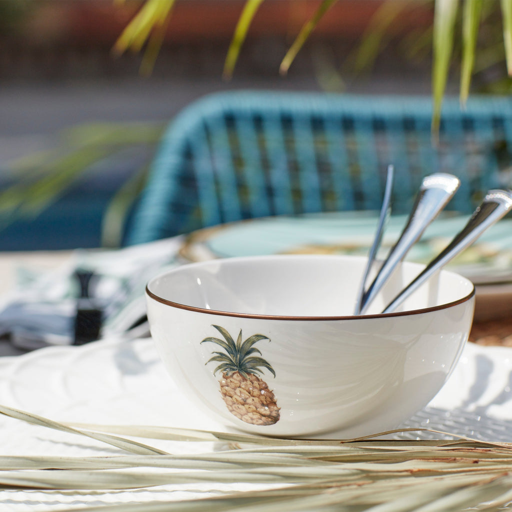 Thekbunny British Colonial Bamboo Rice Bowl