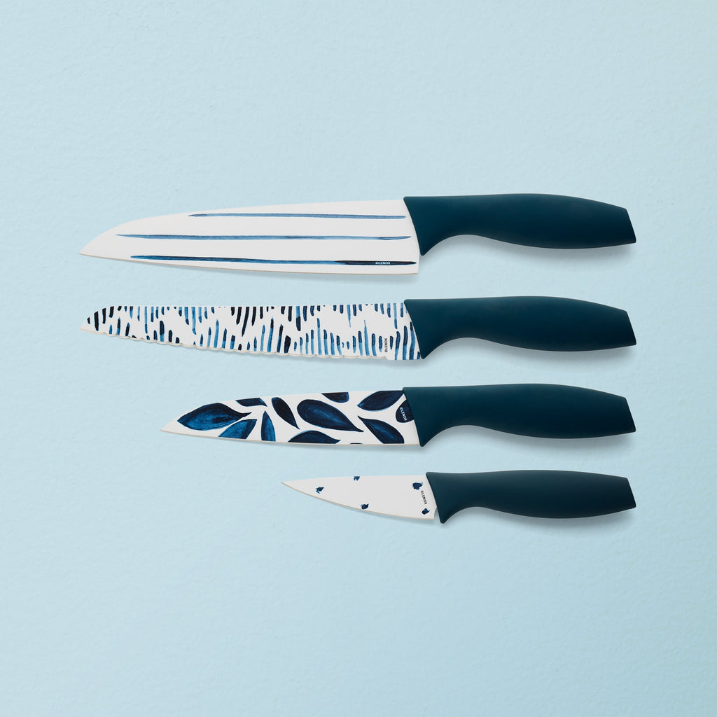 Thekbunny Blue Bay 4 Piece Cutlery Set