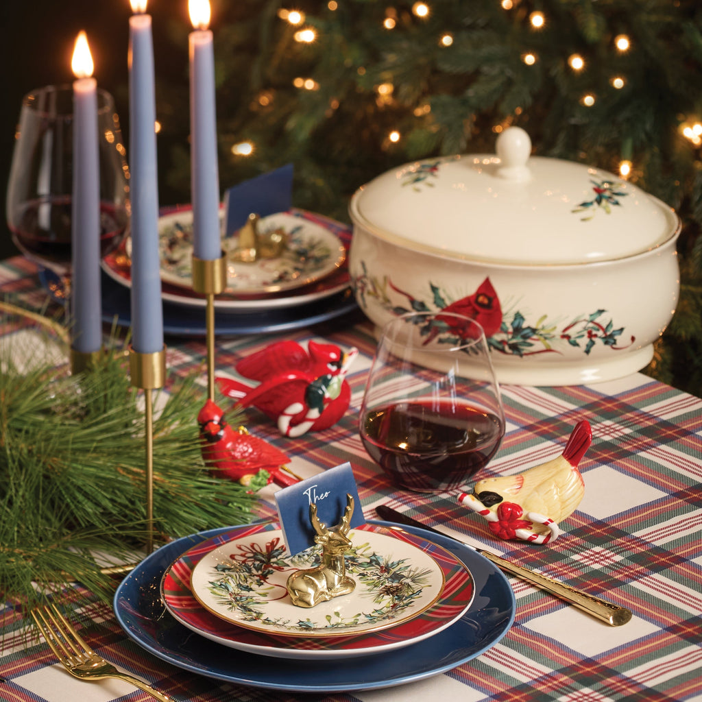 Winter Greetings Dinner Plates - Set of 4