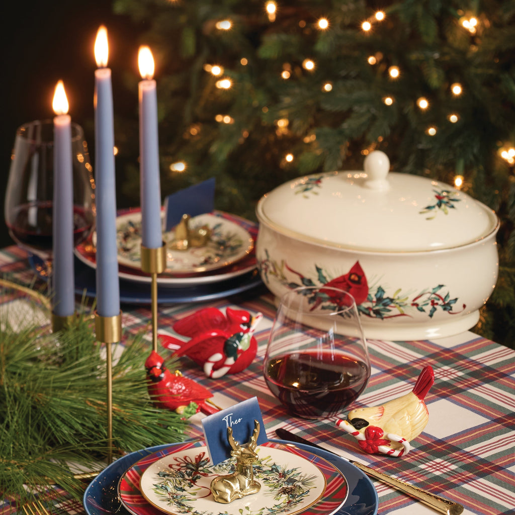 Winter Greetings Dinner Plates - Set of 4