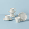 Thekbunny  Oyster Bay 8-Piece Espresso Cup & Saucer Set