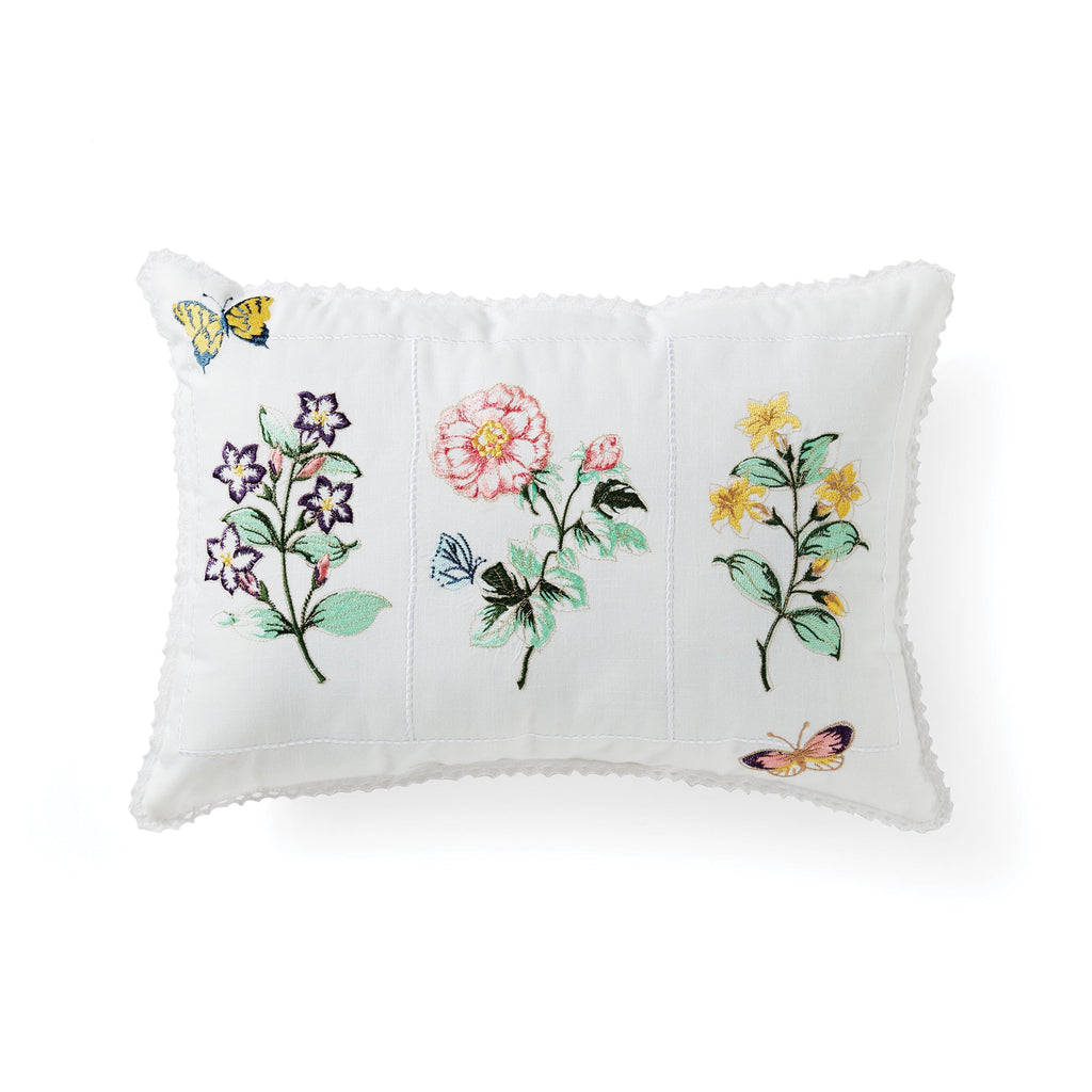Thekbunny Butterfly Meadow Floral Study Pillow 14X20