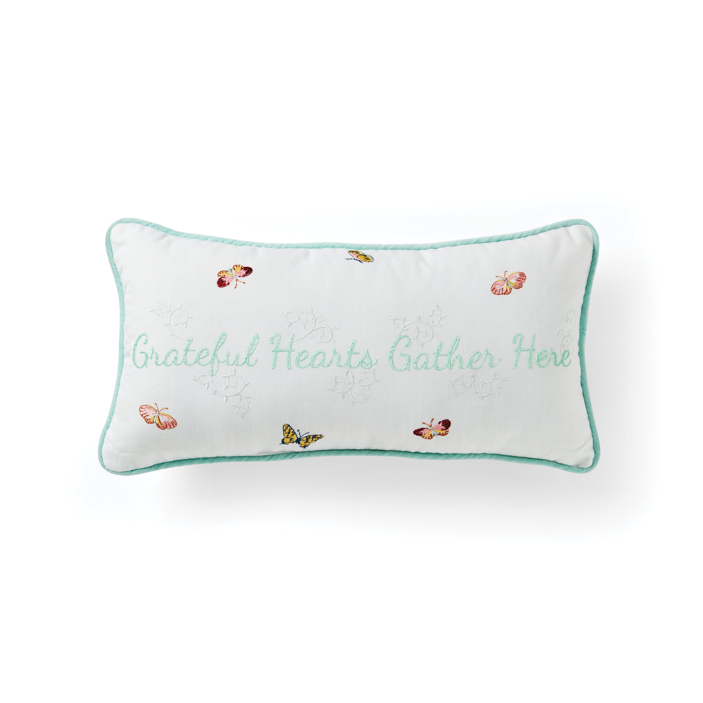 Thekbunny Butterfly Meadow Live Well Pillow 10X20