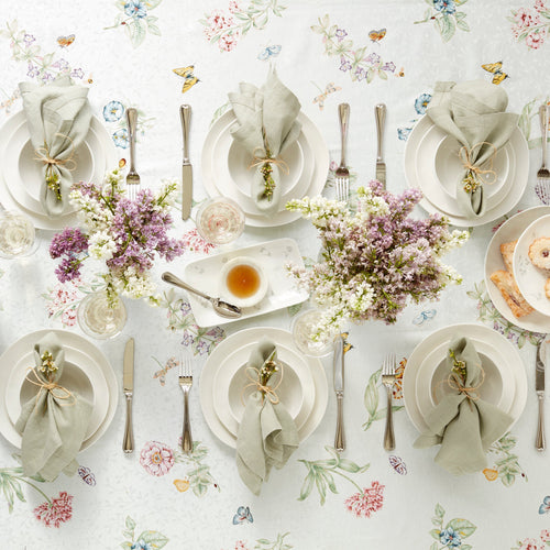Thekbunny Bay Colors 12-Piece Dinnerware Set, White