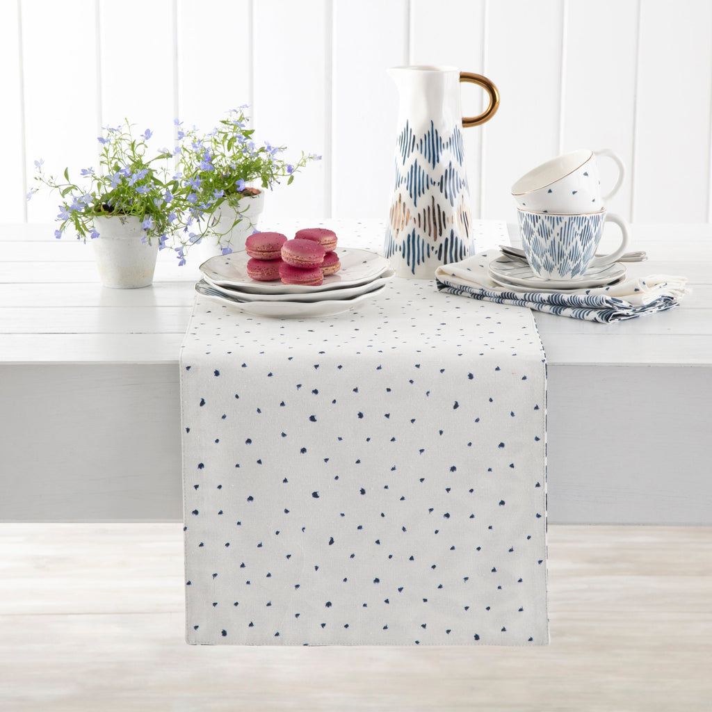 Thekbunny Blue Bay Reversible Table Runner