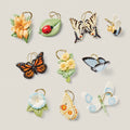 Thekbunny Butterfly Meadow 10-Piece Mini Ornament Set