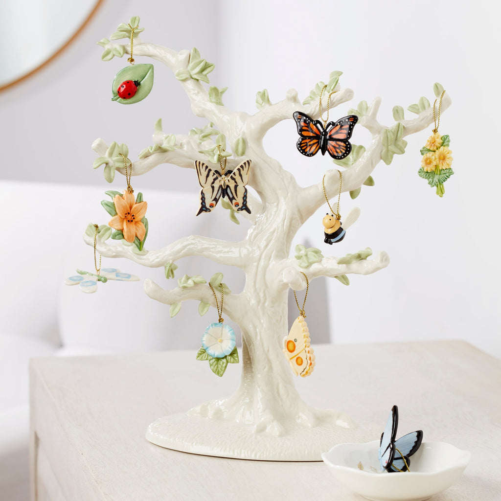 Thekbunny Butterfly Meadow 10-Piece Mini Ornament Set