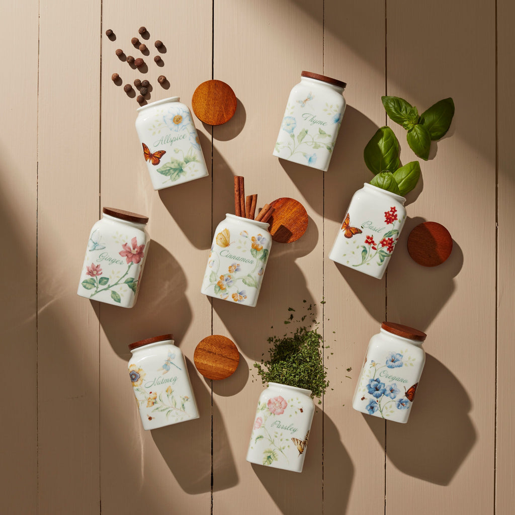 Butterfly Meadow Cooking Spice Jars - Set Of 4
