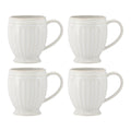 Thekbunny  French Perle Groove Mugs - Set of 4