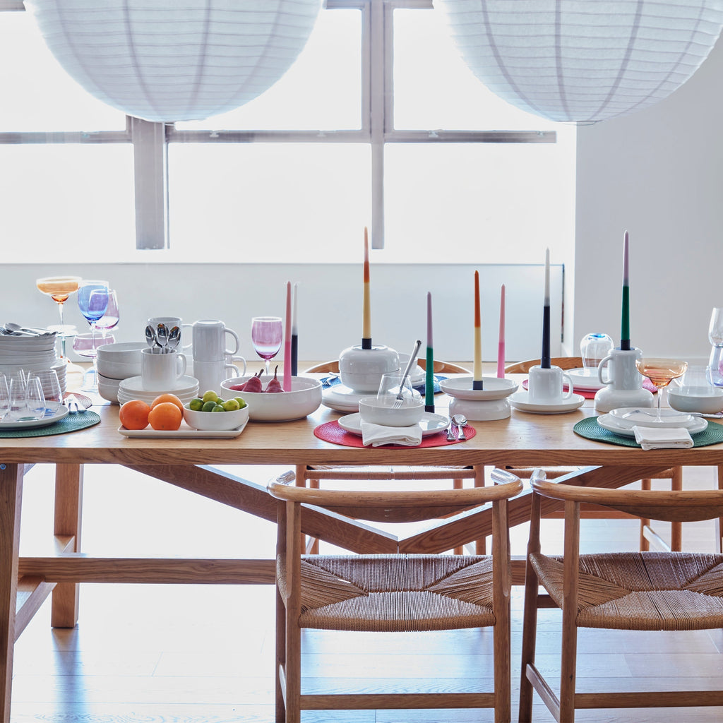 Thekbunny 24 Seven White 12-Piece Dinnerware Set
