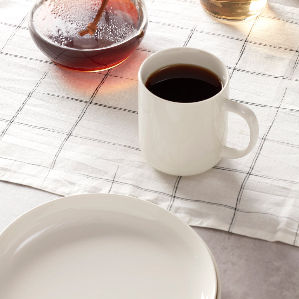 Thekbunny 24 Seven White Mugs - Set of 4