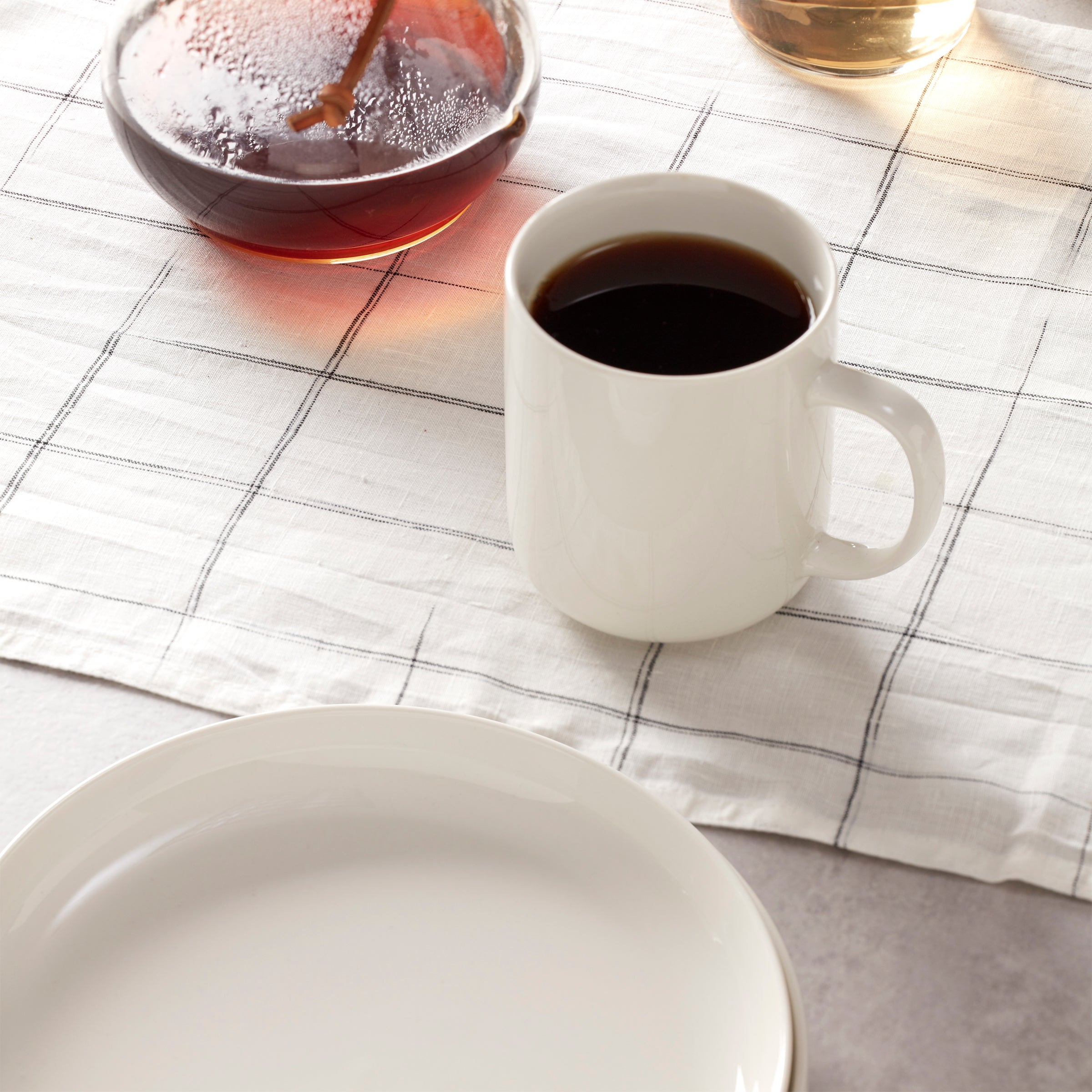 Thekbunny 24 Seven White Mugs - Set of 4