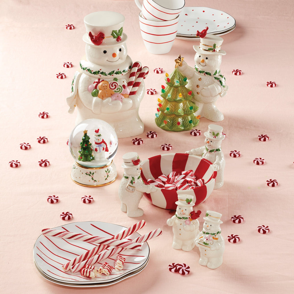 Thekbunny Happy Holly Days Snowman Cookie Jar