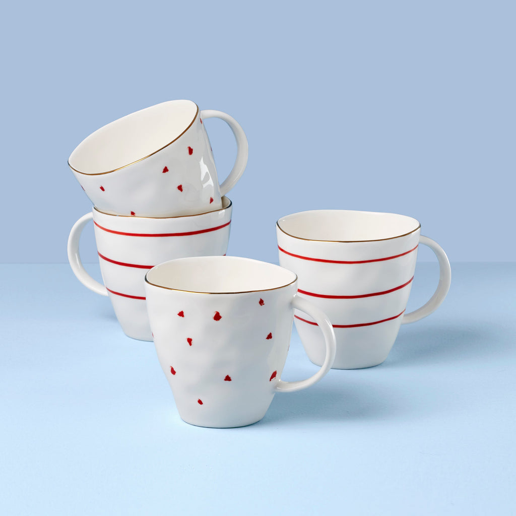 Thekbunny Garnet Bay Mugs - Set of 4