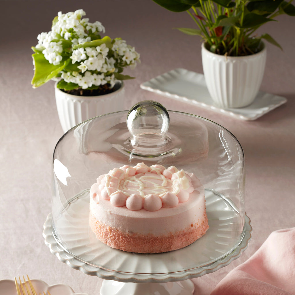 Thekbunny French Perle Scallop 3-Piece Herb Pot Set