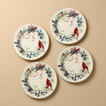 Winter Greetings Dinner Plates - Set of 4