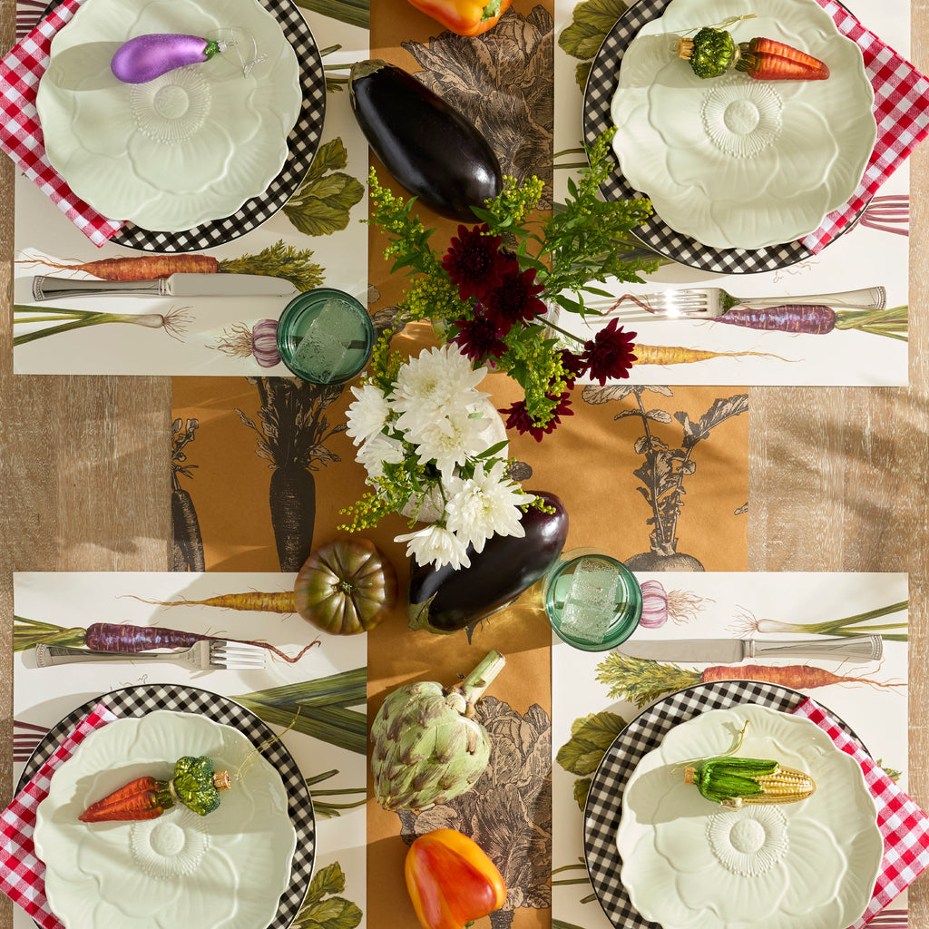 Thekbunny Butterfly Meadow Floral Green Accent Plates - Set of 4