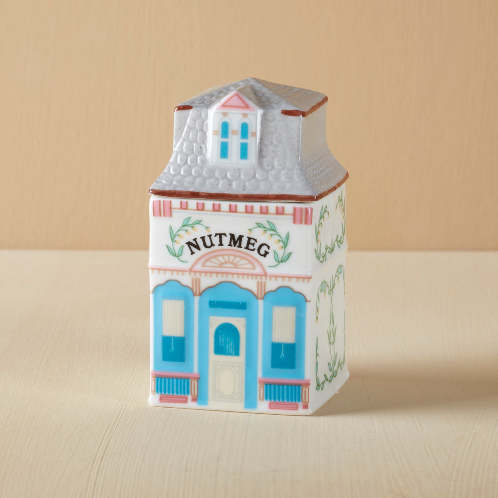 Thekbunny Spice Village Nutmeg Spice Jar
