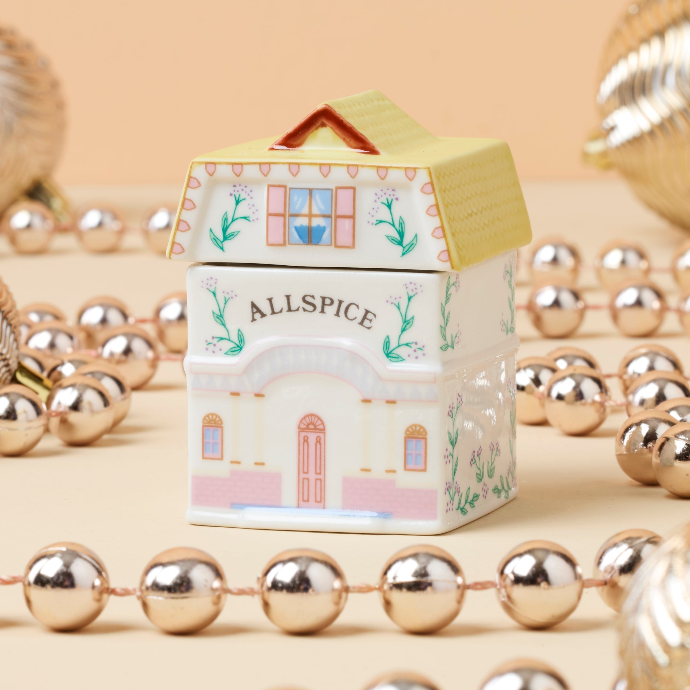 Thekbunny Spice Village Allspice Spice Jar