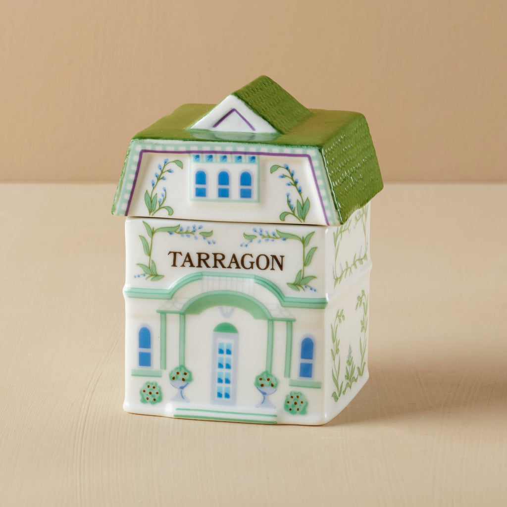 Thekbunny Spice Village Tarragon Spice Jar