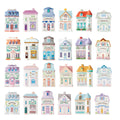 Thekbunny Spice Village 24-Piece Spice Jar Set