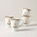Thekbunny British Colonial Tradewind Mugs - Set of 4