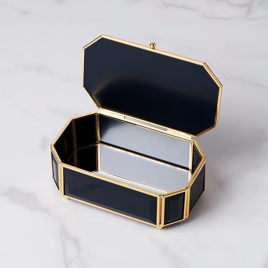 Thekbunny I Treasure You Black Jewelry Box