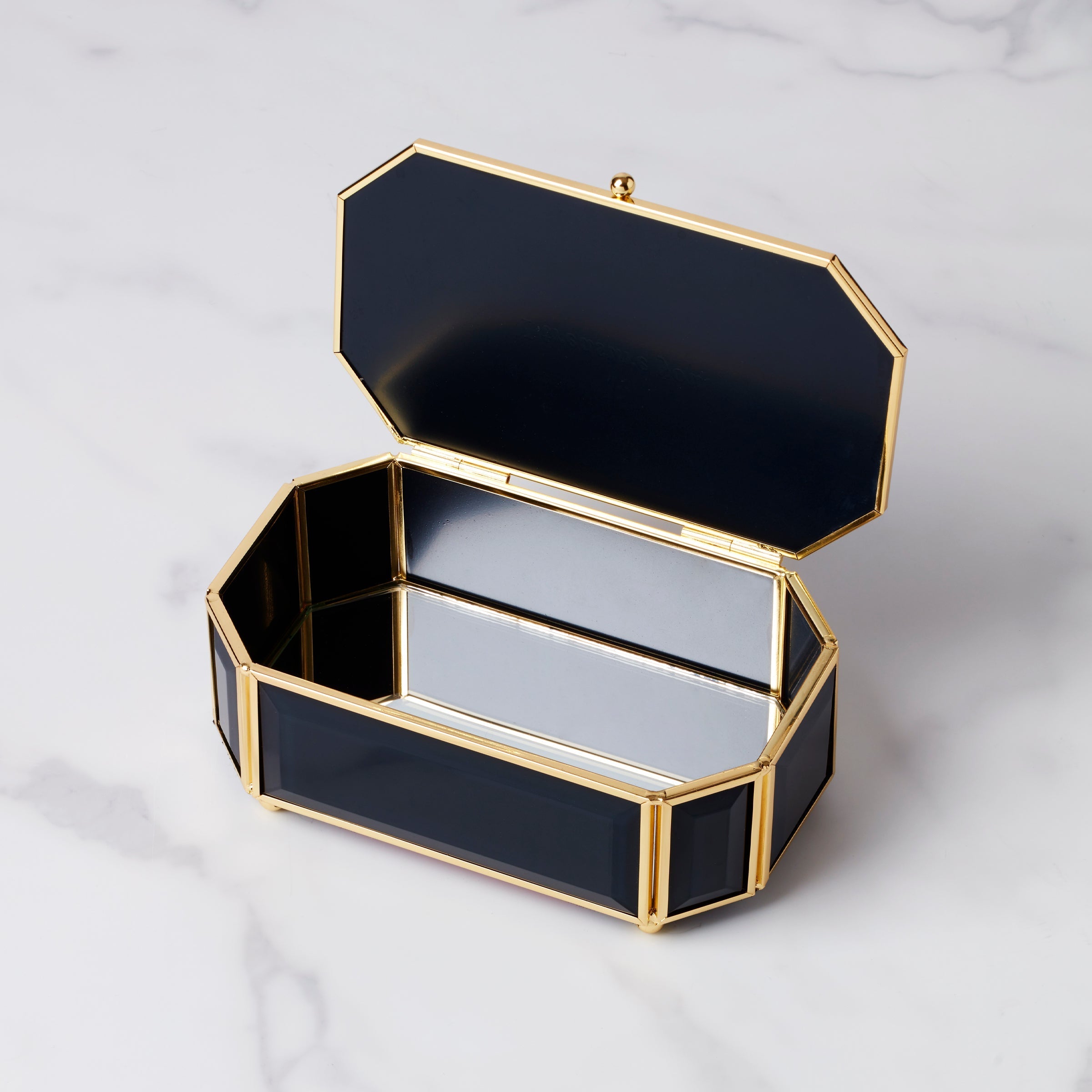 Thekbunny I Treasure You Black Jewelry Box