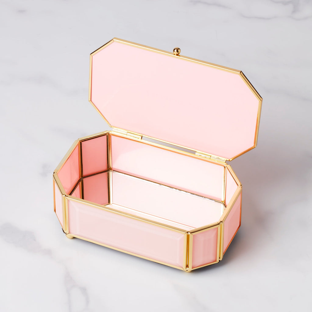 Thekbunny I Treasure You Pink Jewelry Box
