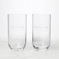 Thekbunny Bottoms Up & Top Me Off Highball Glasses - Set Of 2