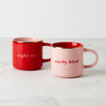 Thekbunny Two of a Kind Early Bird & Night Owl Mugs - Set of 2