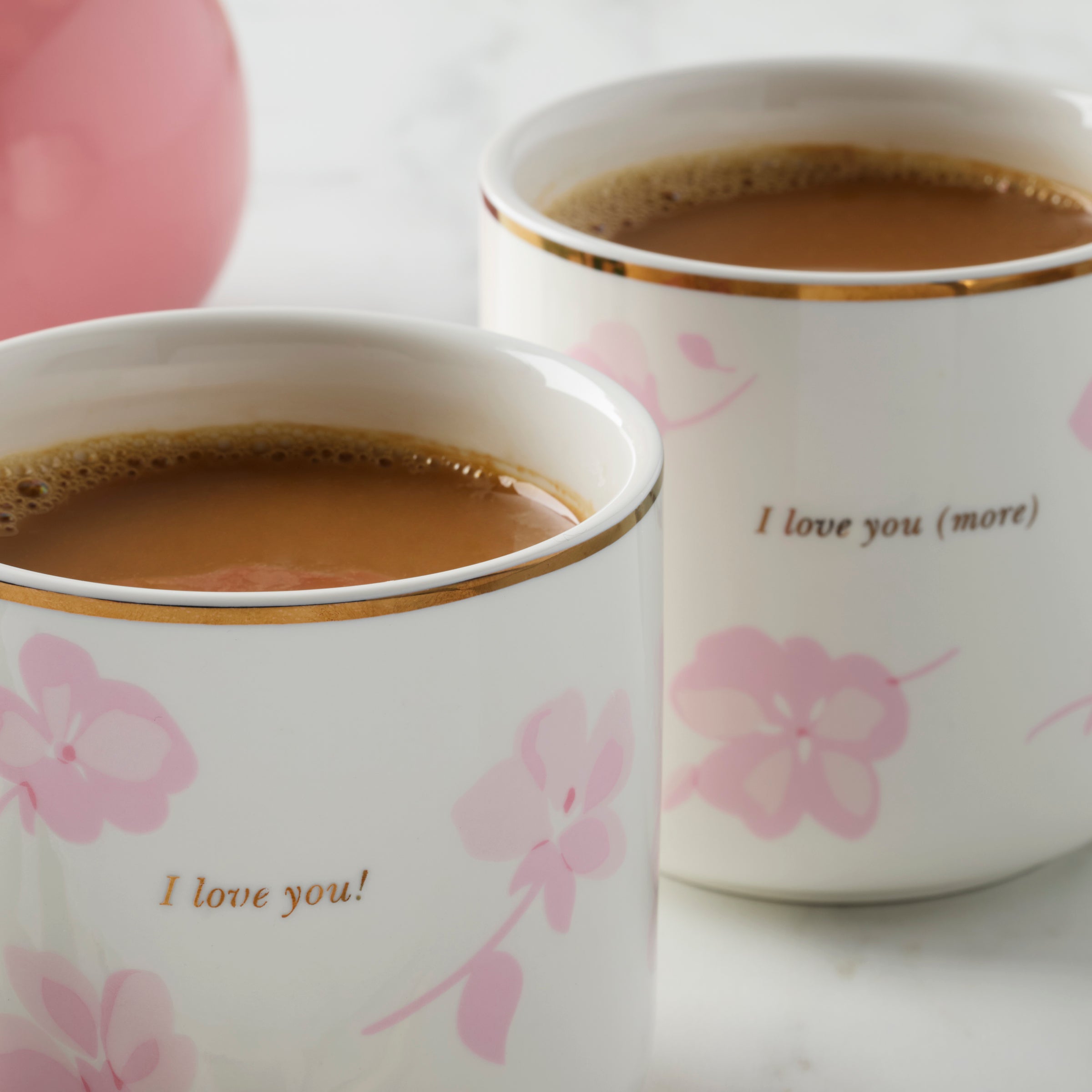 Thekbunny Spring Pansies Mugs - Set of 2