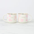 Thekbunny Spring Pansies Mugs - Set of 2