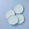 Thekbunny Butterfly Meadow Floral Blue Accent Plates - Set of 4