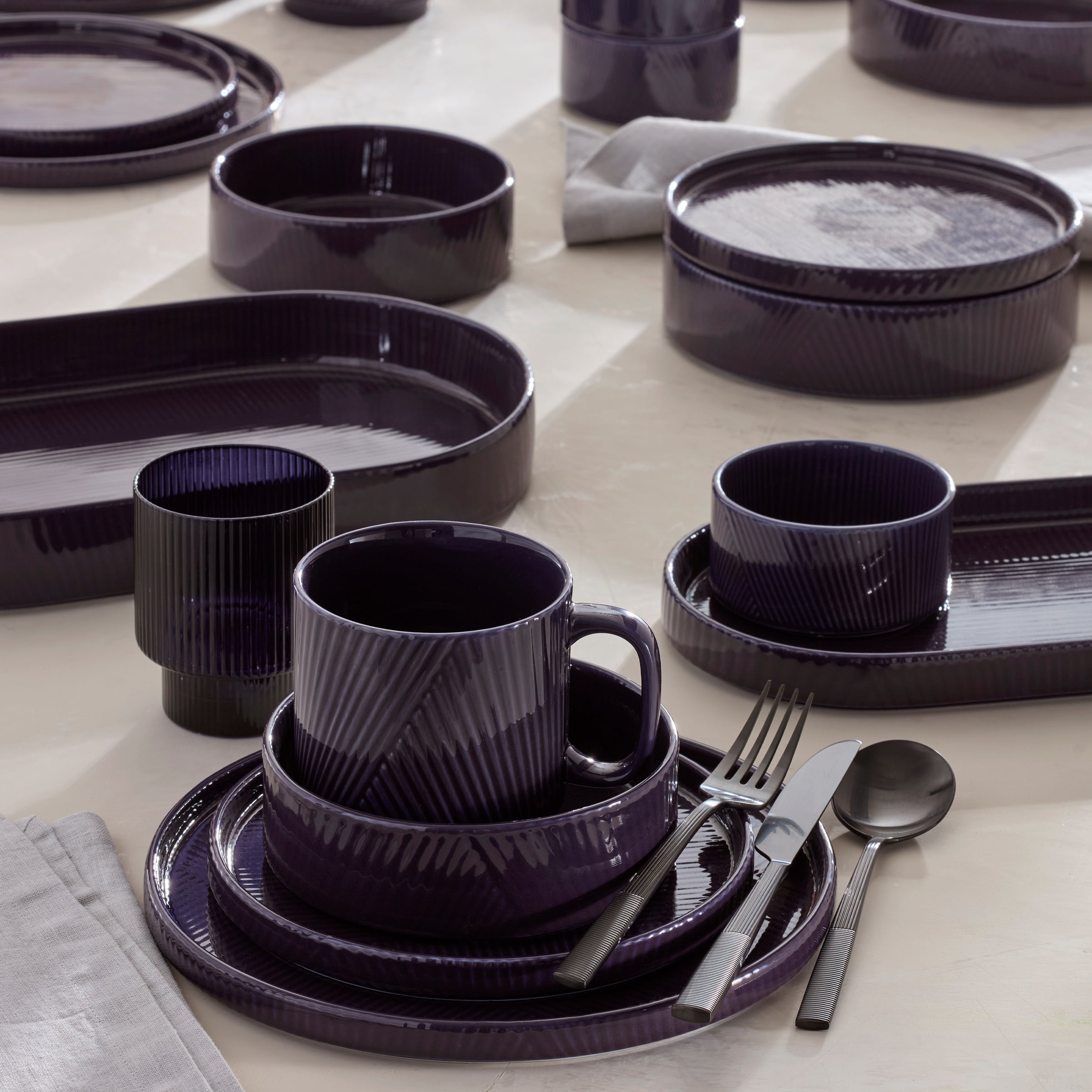 Thekbunny Modulus Nightshade Mugs - Set of 4