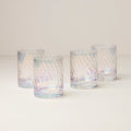 Thekbunny Tuscany Classics Iridescent Double Old Fashion Glasses - Set