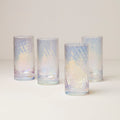 Thekbunny Tuscany Classics Iridescent Highball Glasses - Set Of 4