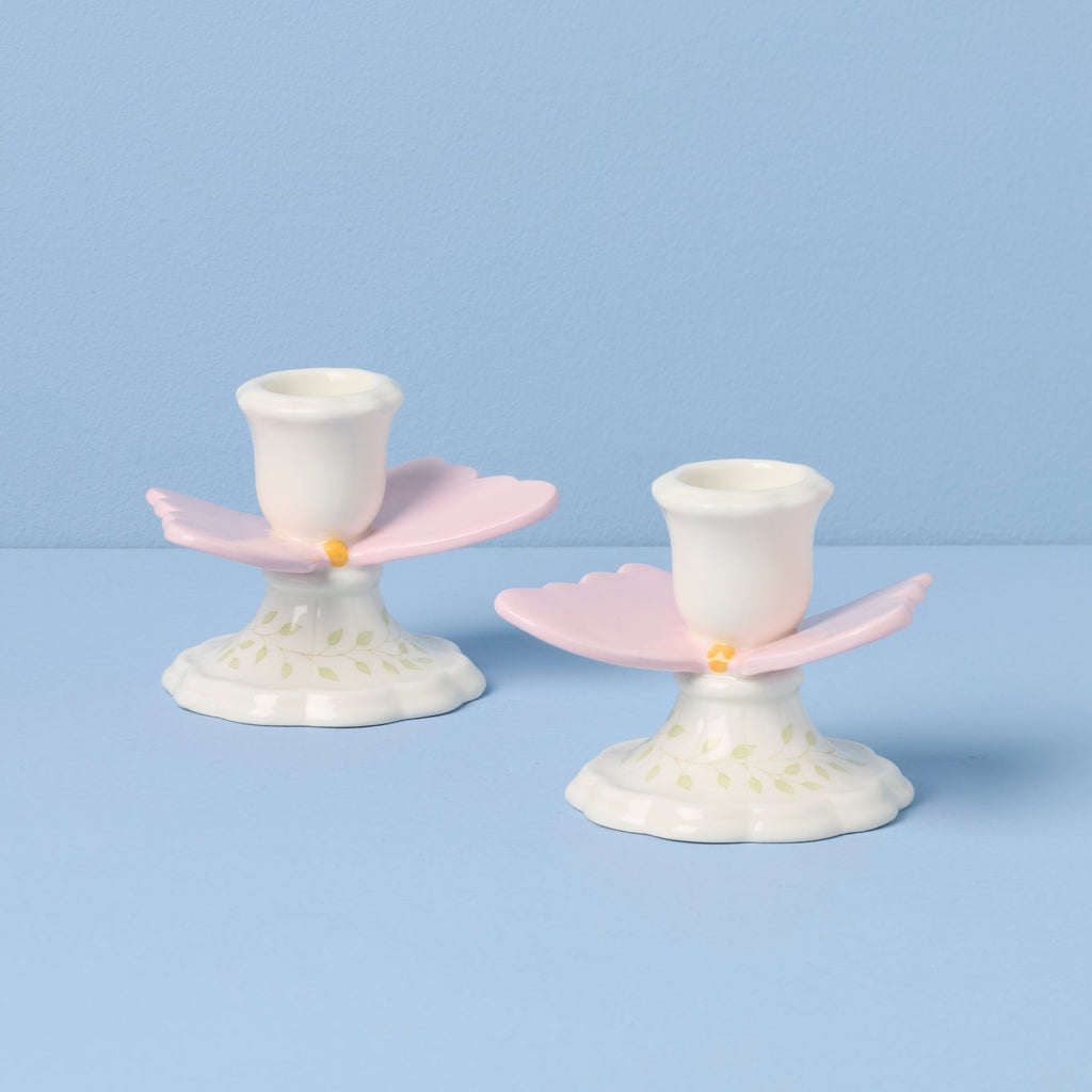 Thekbunny Butterfly Meadow Candlestick Holders - Set of 2