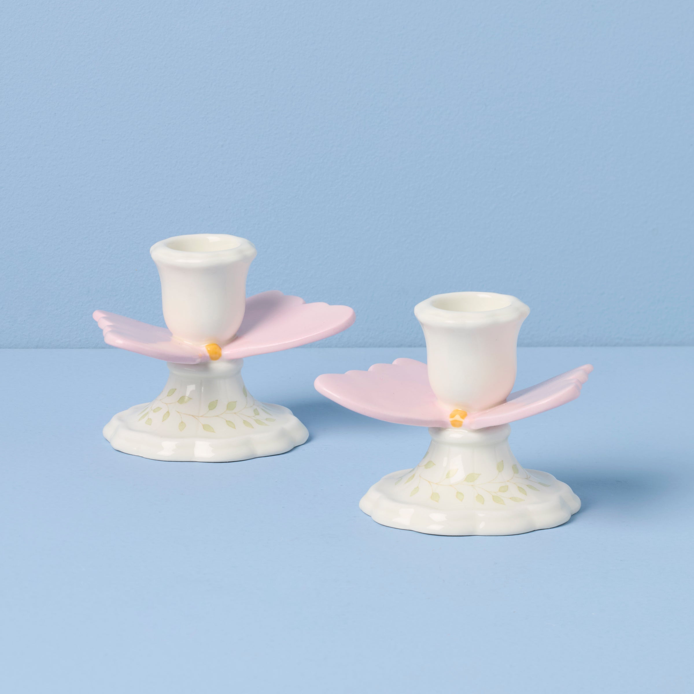 Thekbunny Butterfly Meadow Candlestick Holders - Set of 2