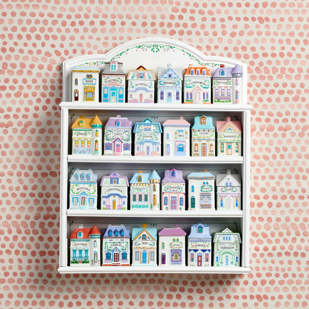 Thekbunny Spice Village Spice Jar Rack