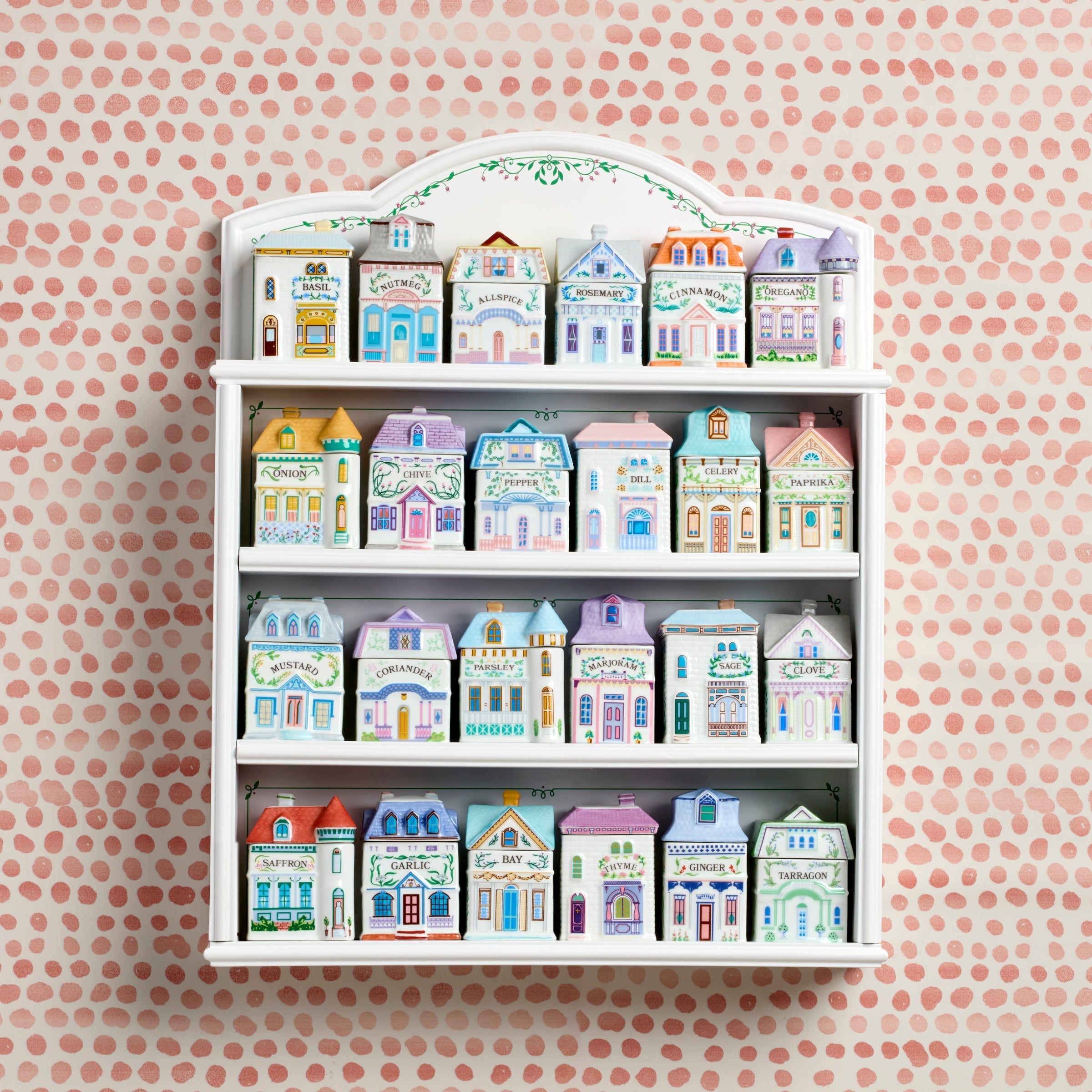 Thekbunny Spice Village Spice Jar Rack