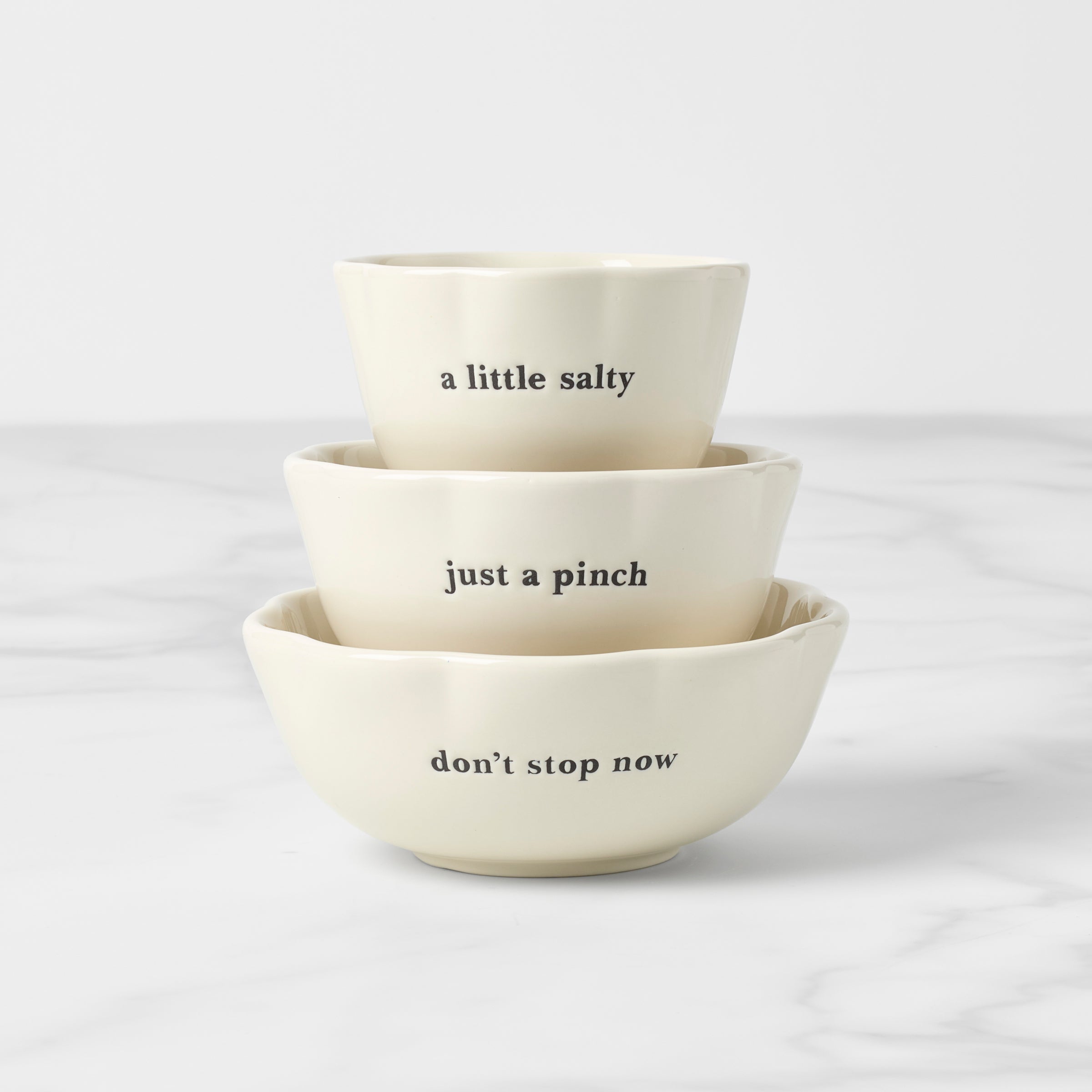 Thekbunny What A Treat 3-Piece Stacking Bowl Set
