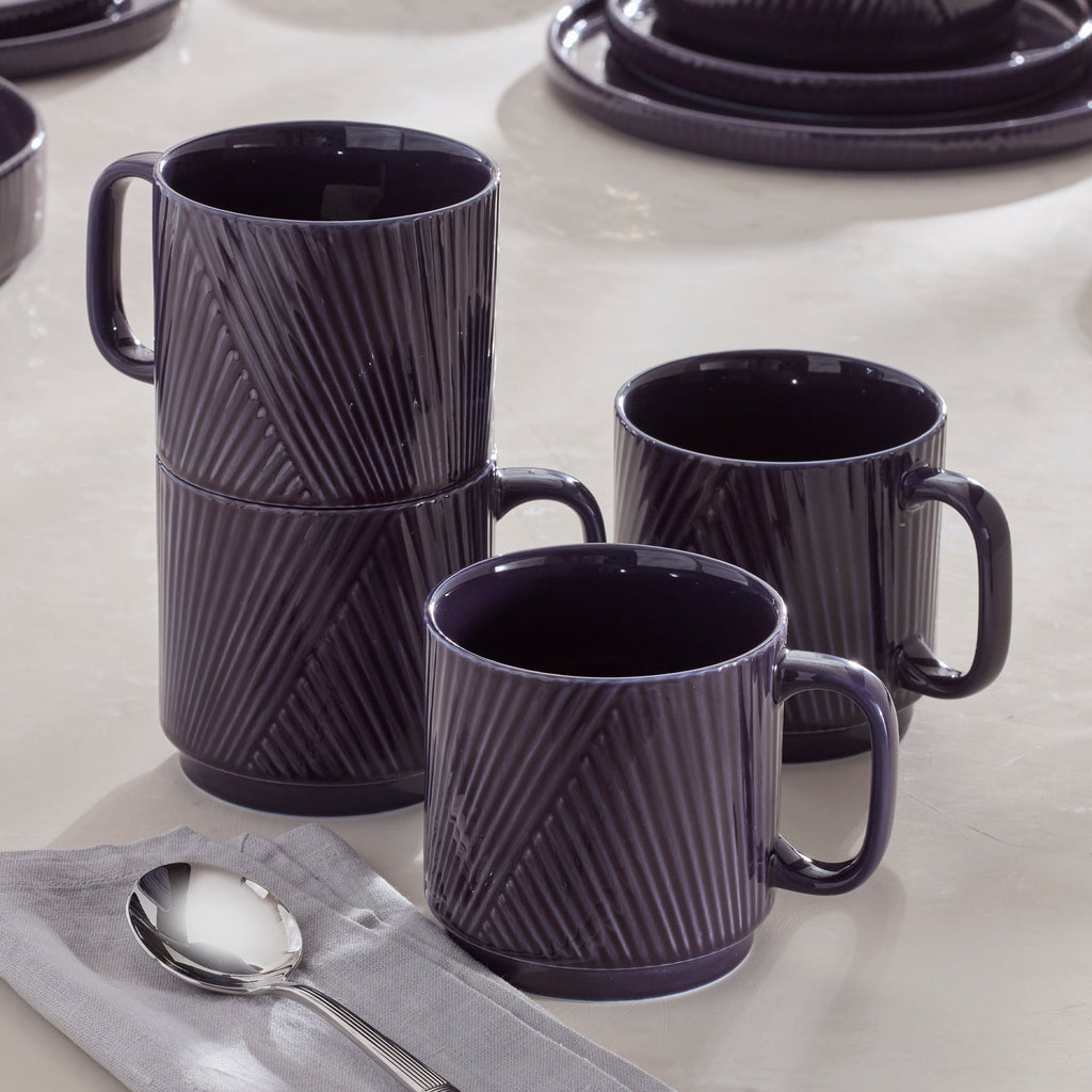 Thekbunny Modulus Nightshade Mugs - Set of 4