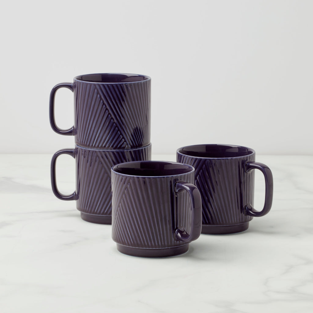 Thekbunny Modulus Nightshade Mugs - Set of 4