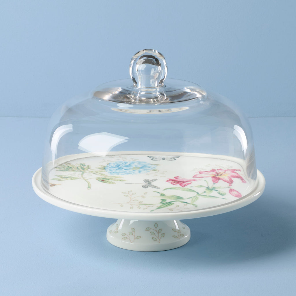 Thekbunny Butterfly Meadow 25th Anniversary Cake Plate