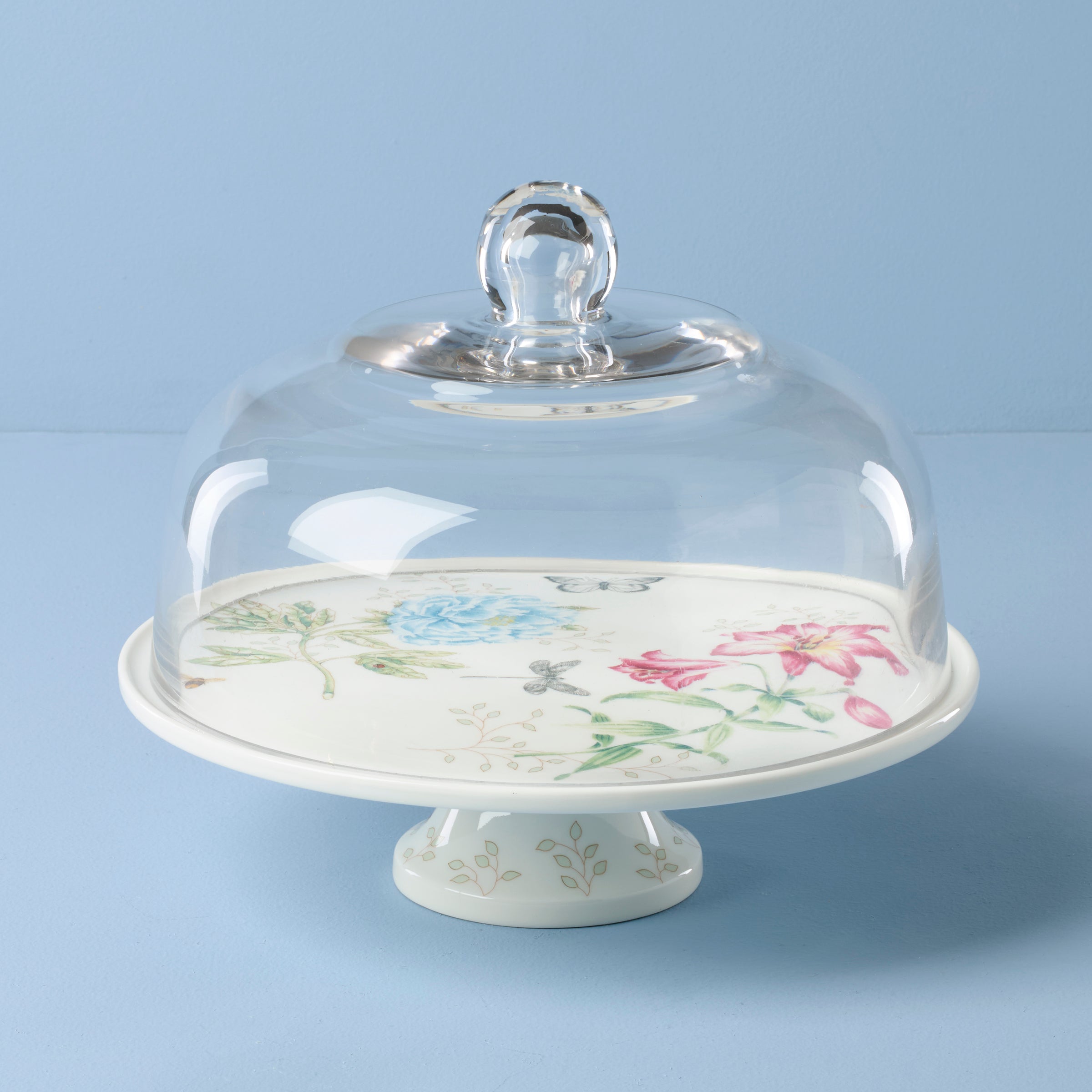 Thekbunny Butterfly Meadow 25th Anniversary Cake Plate